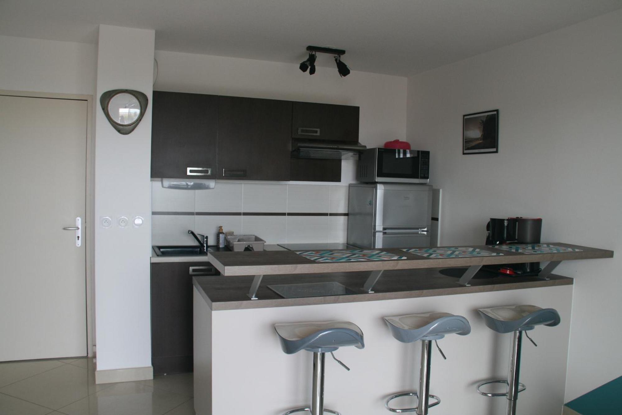 T2 Moderne Avec Terrasse A 100M De La Plage Et Parking Securise 4 Pers Maxi Saint-Pierre-la-Mer  Exterior foto